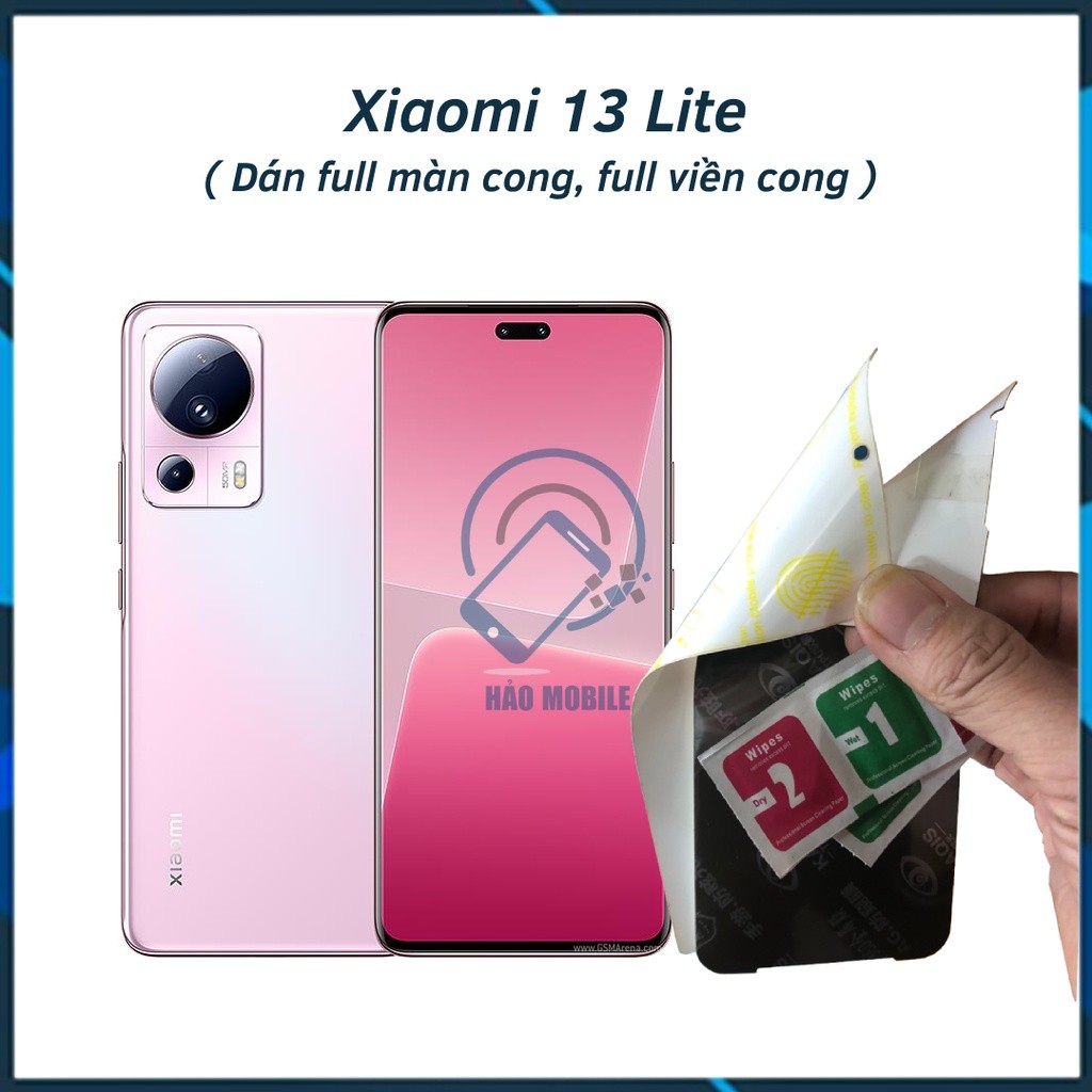 Miếng dán dẻo PPF cho Xiaomi 13 Lite ( trong suốt và chống nhìn trộm ) full màn cong
