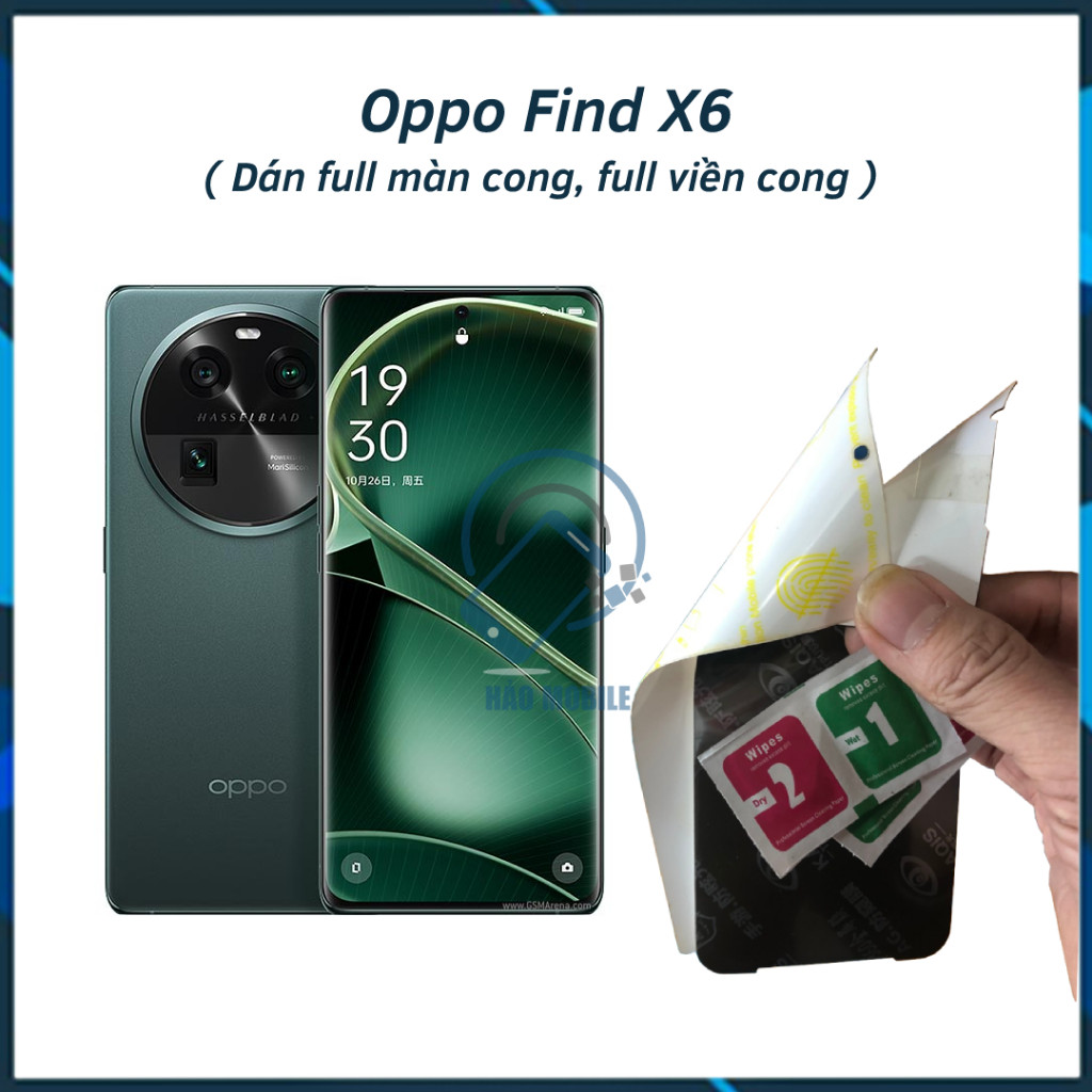Miếng dán dẻo PPF cho Oppo Find X6 ( trong suốt và chống nhìn trộm ) full màn cong