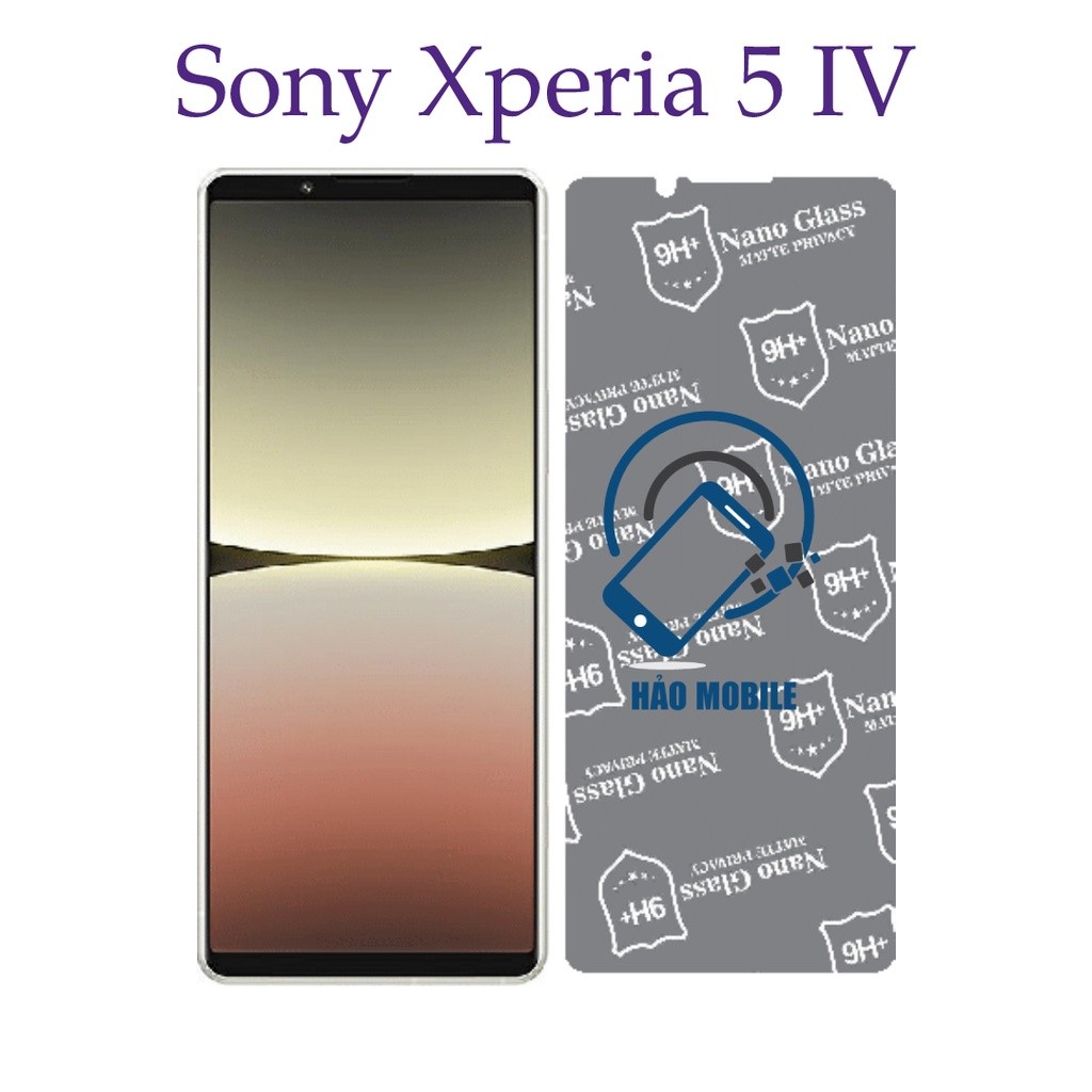 Dán chống nhìn trôm dẻo nano Sony Xperia 5 mark 4