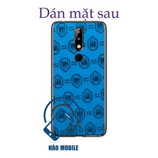 Dán Cường lực dẻo nano MẶT SAU Nokia 5.1 Plus (Nokia X5)