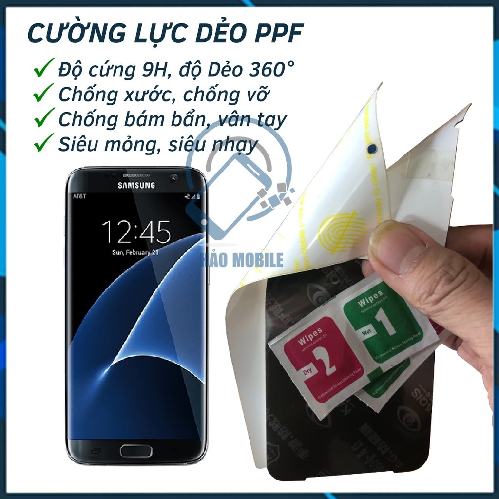 Miếng dán dẻo PPF cho Samsung S7 edge ( full 98% )