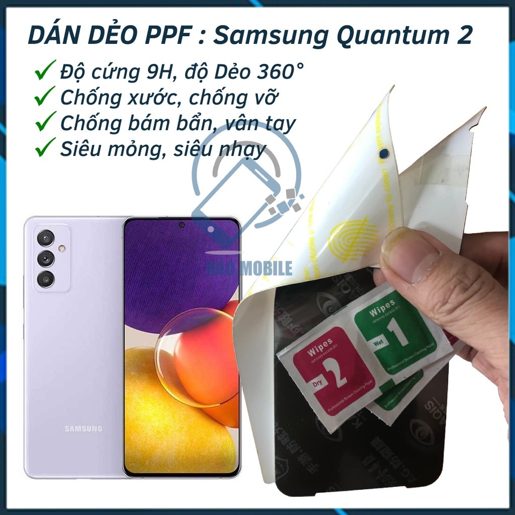 Dán dẻo PPF Samsung Quantum 2 ( Samsung A82 5G ) dán dẻo PPF, Chống trộm ppf