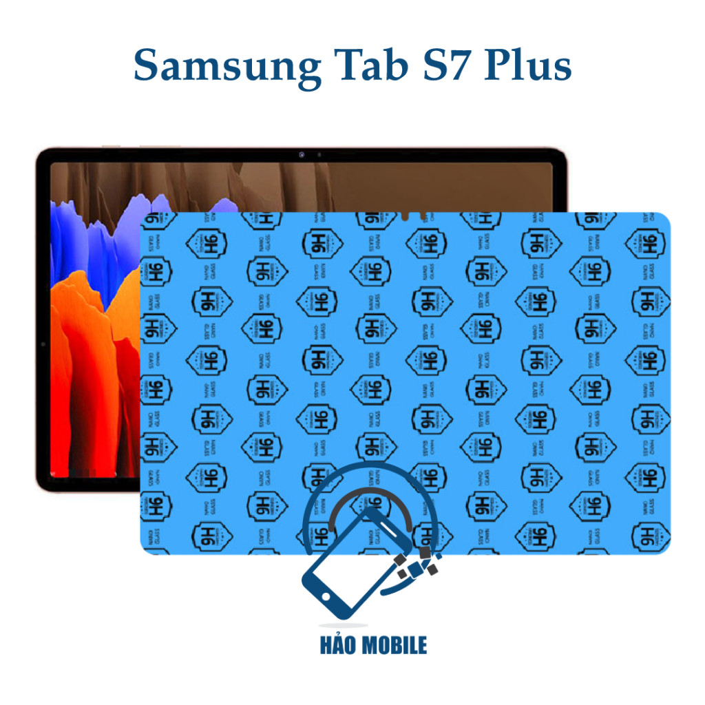 Dán cường lực dẻo nano Samsung Tab S7 Plus ( full màn )