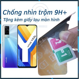 Dán chống nhìn trộm Vivo Y53s - Dán cường lực dẻo nano 9H+