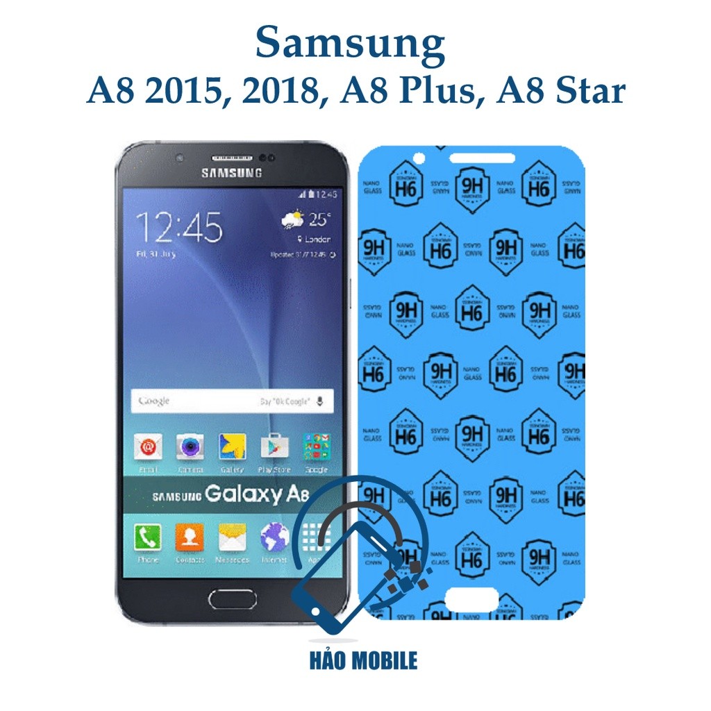 Dán cường lực dẻo nano mặt sau Samsung A8 2018, A8 Star, A8 Plus