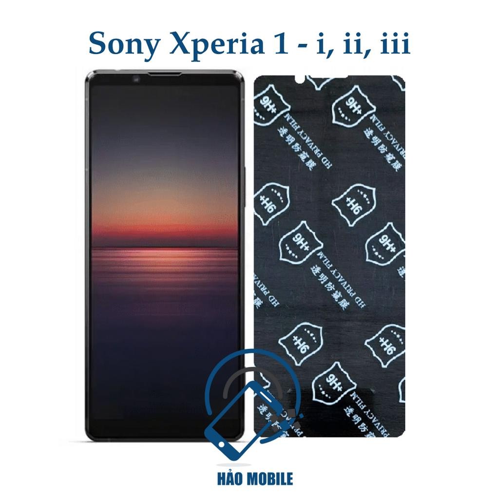 Dán chống nhìn trộm Sony Xperia 1 Mark 2 (Mark II), Xperia 1 Mark 3 (Mark III) - Dán cường lực dẻo n