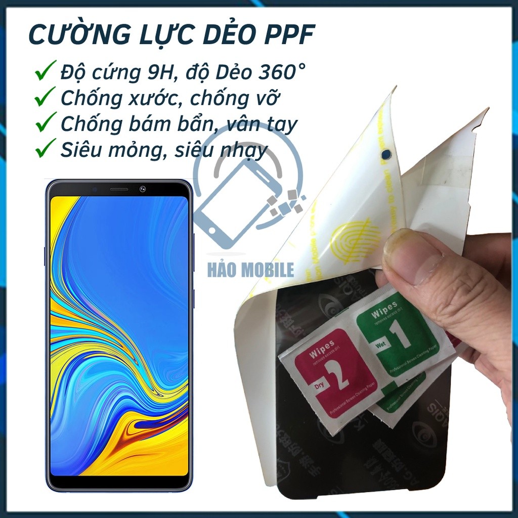 Dán dẻo PPF ( mặt sau ) cho Samsung A9 2018, A9 Pro 2016