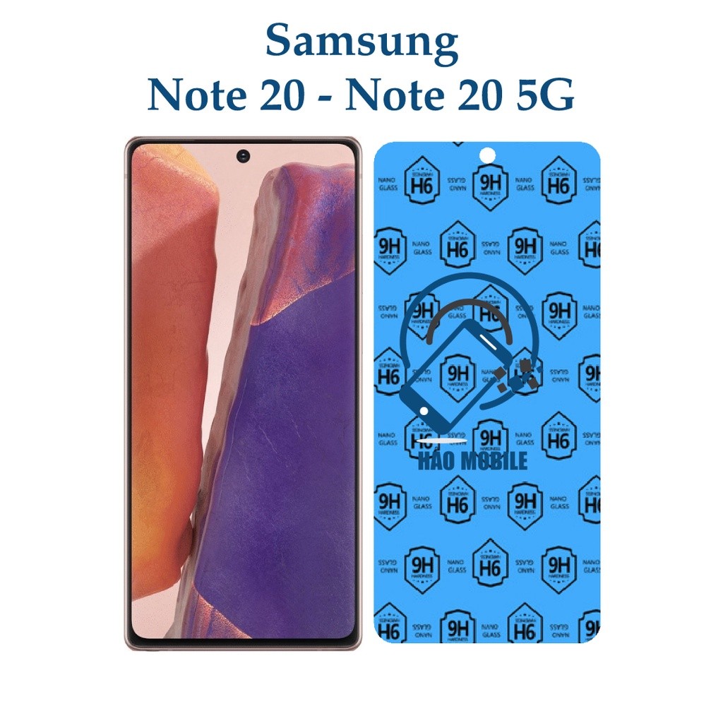 Dán cường lực dẻo nano Samsung Note 20