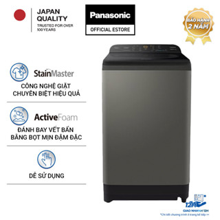   TRẢ GÓP 0%  Máy Giặt Cửa Trên Panasonic 10kg NA-F100A9DRV - Miễn phí lắp đặt 