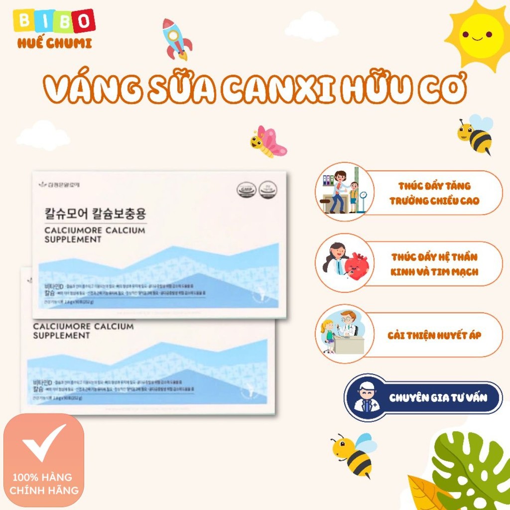 Bột Váng Sữa Canxi Hữu Cơ Hàn Quốc