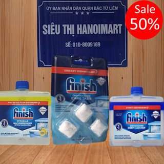 Viên vệ sinh máy rửa bát Finish, dung dịch nước vệ sinh finish tẩy cặn canxi dầu mỡ trong lòng máy