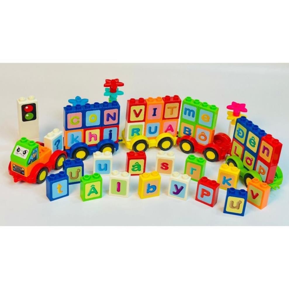 Xếp hình sáng tạo Foxi-Đồ chơi trẻ em Foxi-lắp ráp thông minh-tăng tư duy hình học-tập trung cao độ