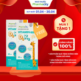 Thực phẩm bảo vệ sức khỏe Pharmacity Vitamin D3 K2 dạng xịt (Hộp 1 chai 25ml)