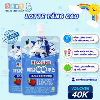 Nước Thiên Tài Tăng Cao LOTTE , Hỗ Trợ Nâng Cao Hệ Tiêu Hóa, Bổ Sung Canxi Cho Bé - Phạm Thu Hiền