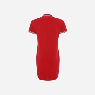 Đầm Nữ Lfc Có Cổ Phối Logo Thời Trang - Đỏ - A15627