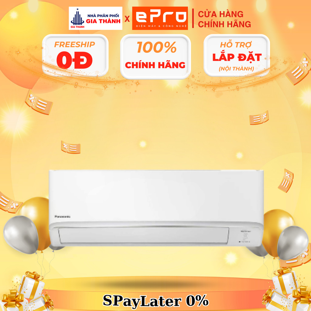 [RU12AKH-8] Máy lạnh Panasonic 1 chiều Inverter 1.5 HP CU/CS-RU12AKH-8 - Hàng Chính Hãng