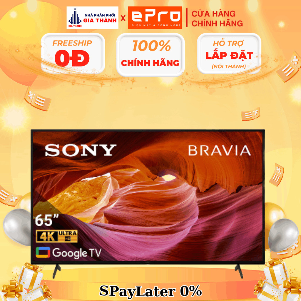 [KD-65X75K] Google Tivi Sony 4K 65 inch KD-65X75K - Hàng chính hãng