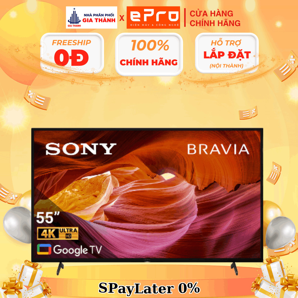 [KD-50X75K] Google Tivi Sony 4K 50 inch KD-50X75K - Hàng chính hãng