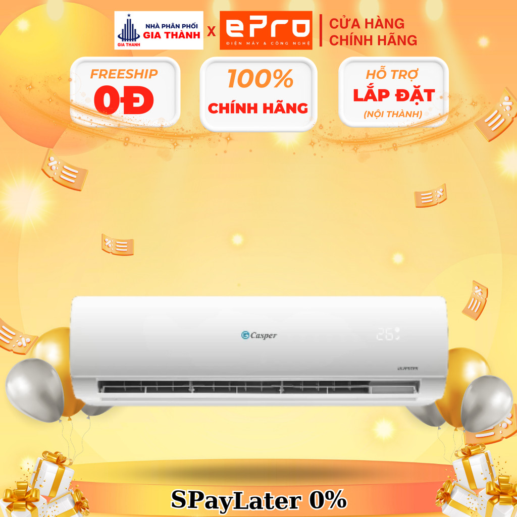 [MC-12IS33] Máy lạnh Casper Inverter 1.5 HP MC-12IS33 - Hàng chính hãng