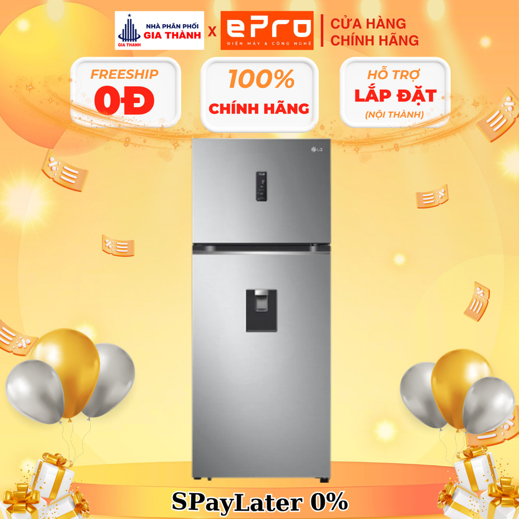 [GN-D392PSA] Tủ Lạnh LG Inverter 394 lít GN-D392PSA - Hàng chính hãng