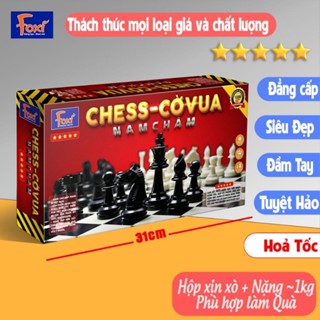 Bộ Cờ Vua Có Nam Châm xịn xò Bàn 42cm Foxi-Chess-Cờ vua quốc tế Kèm Hộp Đựng