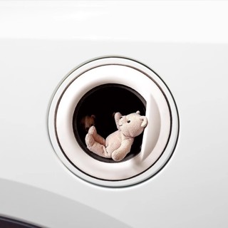  Tem dán nắp bình xăng gấu Ragdoll  gấu dâu trang trí nắp bình xăng ô tô xe máy xe điện siêu dễ thương 