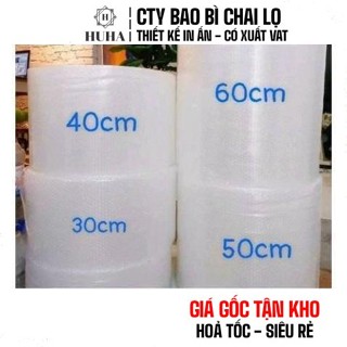 [Cuộn 100 Mét] Xốp Bóng Khí Bọc Chống Sốc | Xốp Nổ Đóng Gói Hàng Size 20cm 30cm 40cm 50cm, Phụ Kiện Đóng Gói