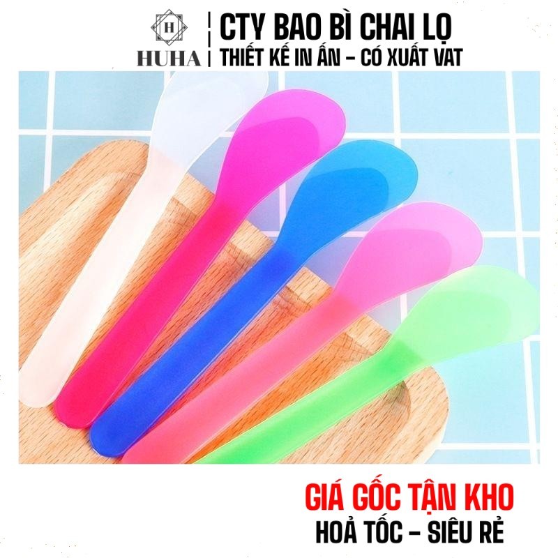 [COMBO 50 CÁI] Que Nhựa Múc Kem Spa ❣️ Dụng Cụ Chuyên Dùng Trong Thẩm Mỹ, Mỹ Phẩm