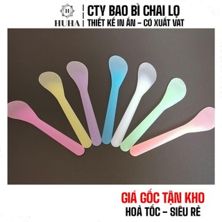 [COMBO 50 CÁI] Que Nhựa Múc Kem Spa ❣️ Dụng Cụ Chuyên Dùng Trong Thẩm Mỹ, Mỹ Phẩm