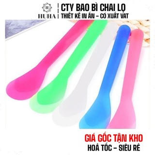 [COMBO 50 CÁI] Que Nhựa Múc Kem Spa ❣️ Dụng Cụ Chuyên Dùng Trong Thẩm Mỹ, Mỹ Phẩm