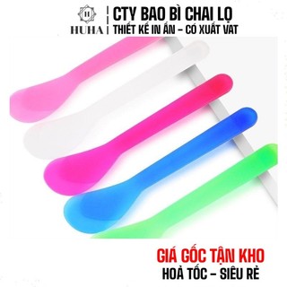 [COMBO 50 CÁI] Que Nhựa Múc Kem Spa ❣️ Dụng Cụ Chuyên Dùng Trong Thẩm Mỹ, Mỹ Phẩm