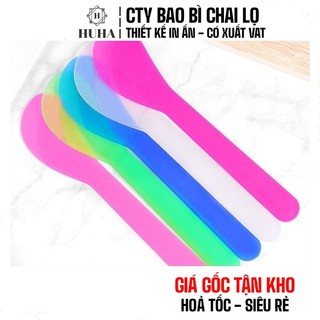 [COMBO 50 CÁI] Que Nhựa Múc Kem Spa ❣️ Dụng Cụ Chuyên Dùng Trong Thẩm Mỹ, Mỹ Phẩm