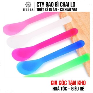 [COMBO 50 CÁI] Que Nhựa Múc Kem Spa ❣️ Dụng Cụ Chuyên Dùng Trong Thẩm Mỹ, Mỹ Phẩm