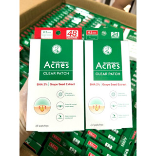 Miếng Dán Mụn Acnes Clear Patch Giảm Mụn Sưng Đỏ,Che Sẹo,Kháng Khuẩn-24/48 miếng