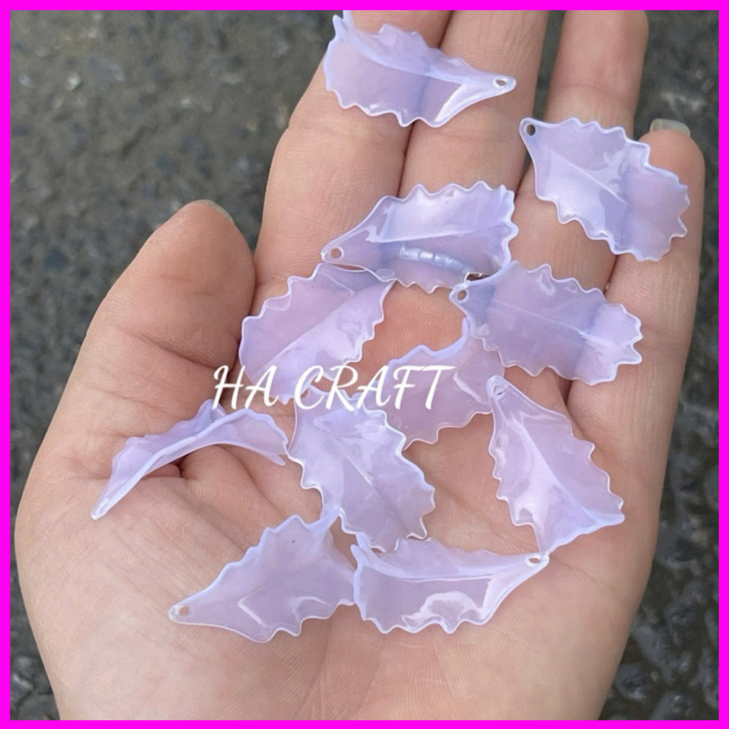 Nguyên liệu hoa đá - Cánh ozo nhỏ, cánh hoa nhựa handmade decor, hoa nhựa trang trí S0703 DIY