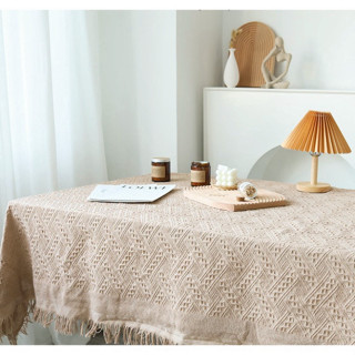 Khăn len mềm mịn trải thảm picnic vintage sang trọng, tiện dụng