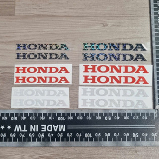 Tem chữ honda phản quang và carbon sử dụng dán trang trí xe máy kích thước 6cm - 8cm