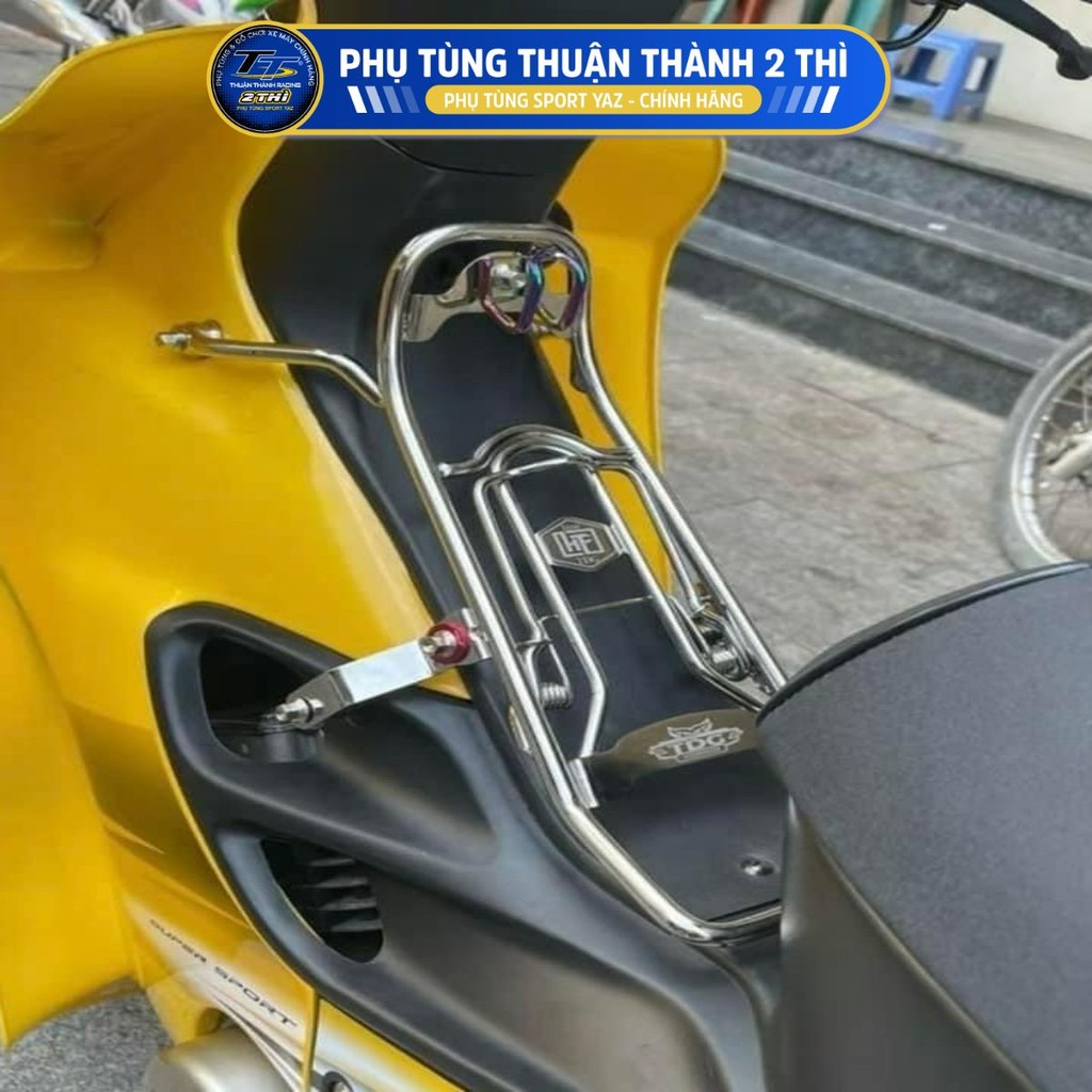 Baga giữa Yaz mẫu xuồng inox dày ( Kèm khâu và ốc ) Yaz125 , Y125Z