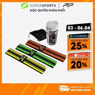 Bộ Băng Tập Đàn Hồi Ptp Multicolor Microband X Stripe Resistance Band (3 Chiếc) - Nhiều Màu  - CMB 6 V2