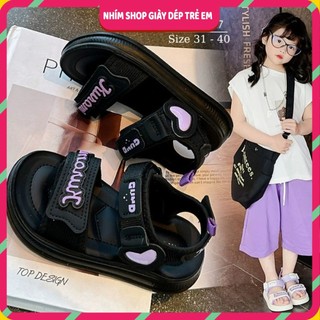  Dép Quai Hậu Bé Gái - Dép Đi Học Sandal Koromi học sinh nữ 6 - 15 tuổi phong cách thể thao năng động NHÍM SHOP SG87 