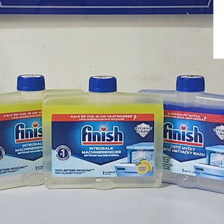Dung dịch tẩy cặn canxi ,vệ sinh lồng máy rửa bát chai finish 250ml