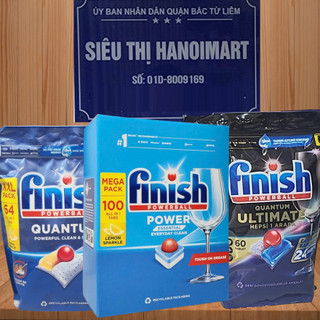 Viên rửa bát finish Quantum Ultimate 60 viên,110 viên finish all in one - HANOIMART