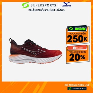 Giày Chạy Bộ Unisex Mizuno Wave Rider 28 Amsterdam - Đỏ  - J1GC246201 LS001