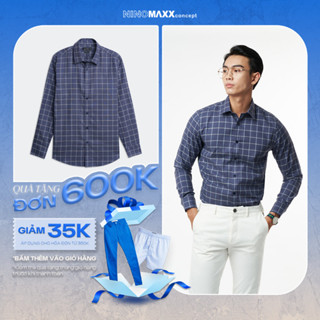 Áo Sơ Mi Caro Melange Nam Cotton Chống Nhăn Tự Nhiên N&M Thương Hiệu NINOMAXX 2110030