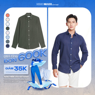 Áo Sơ Mi Nam Tay Dài Chất Liệu Linen NINOMAXX 2311018