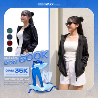 Áo Khoác Dù Unisex Nam Nữ Áo Trượt Nước Chống Nắng Siêu Nhẹ Ninomaxx 1811100