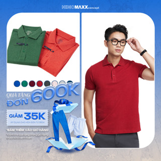 Áo Premium Polo Melange Nam Co Giãn Thấm Hút Chất Liệu Cotton NINOMAXX 2212013