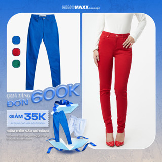 Quần Kaki Nữ Dài Ôm Dáng Chất Thun Co Giãn NINOMAXX 1609165