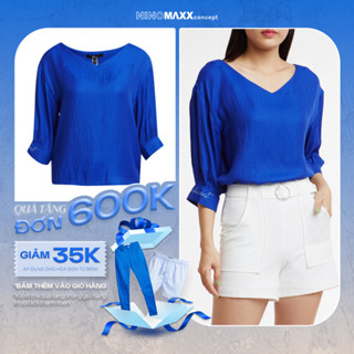 N&M Áo sơ mi nữ thời trang cổ tim 1911039