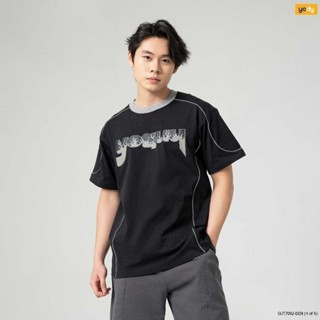 [Sale] Áo thun unisex nam nữ YODY T-shirt Yoguu Phối Viền Phản Quang GUT7092